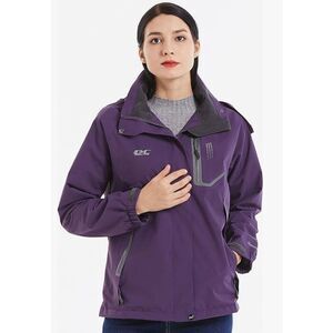 Diamond Candy Women's Waterproof Rain Jacket with Hood Lightweight Raincoat